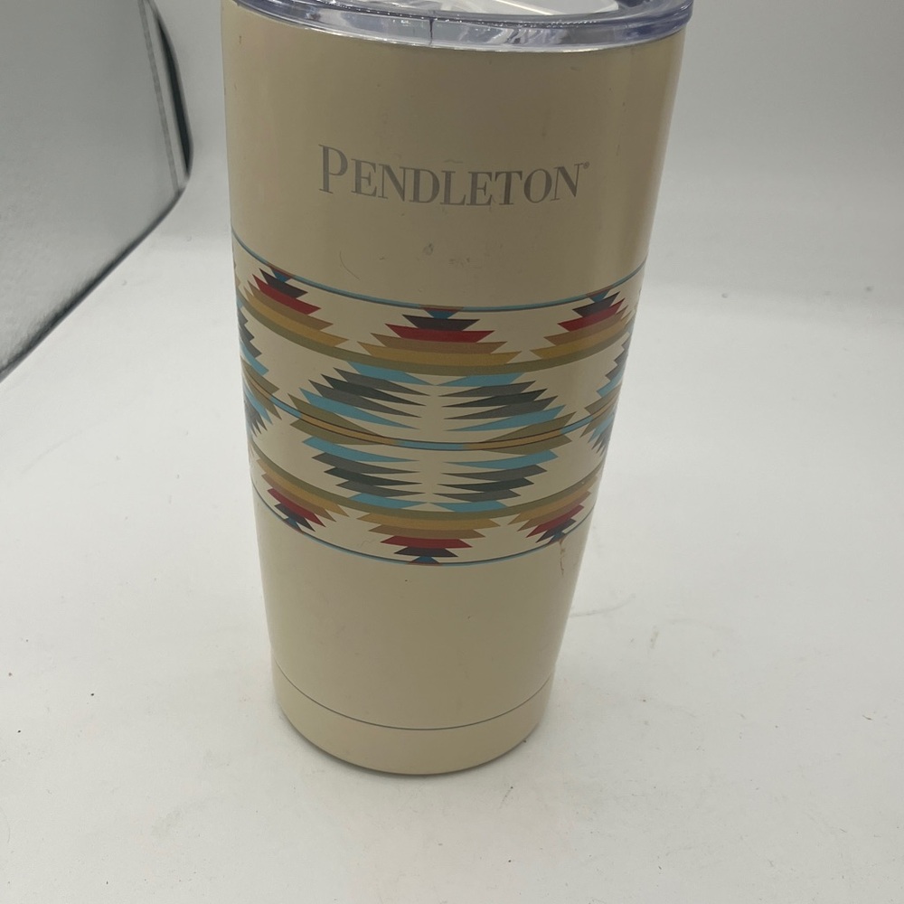 Pendleton Beige Tumbler with Southwest Pattern